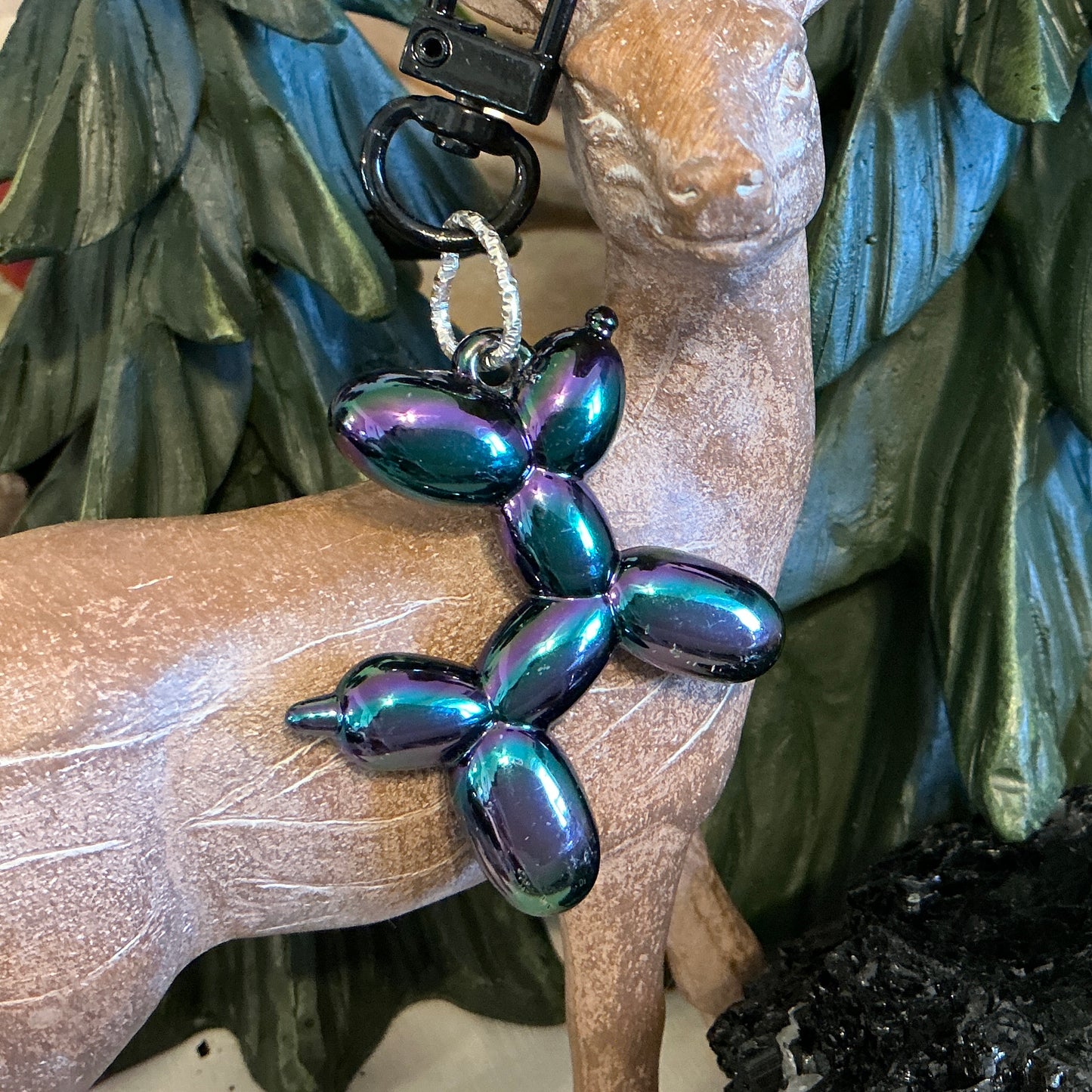 Balloon Dog Bag Charm or Keychain