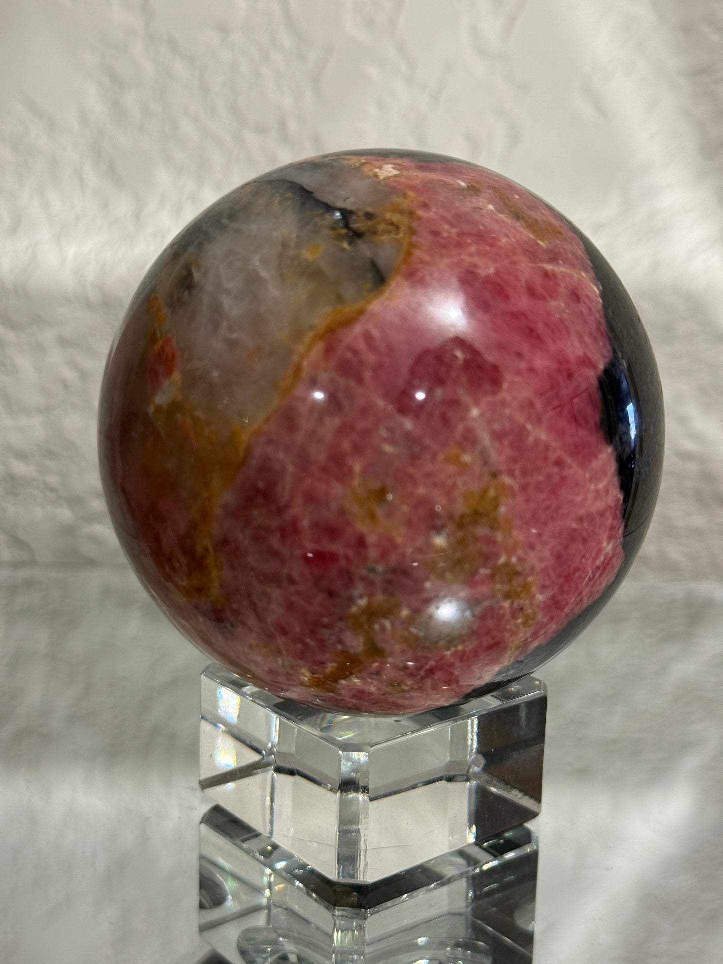 Rhodonite Sphere - 2.5 inch