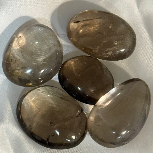 Smoky Quartz Palm Stone: Small 1 - 2 inches