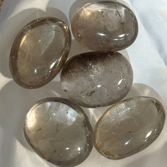 Smoky Quartz Palm: Medium 2 inches +