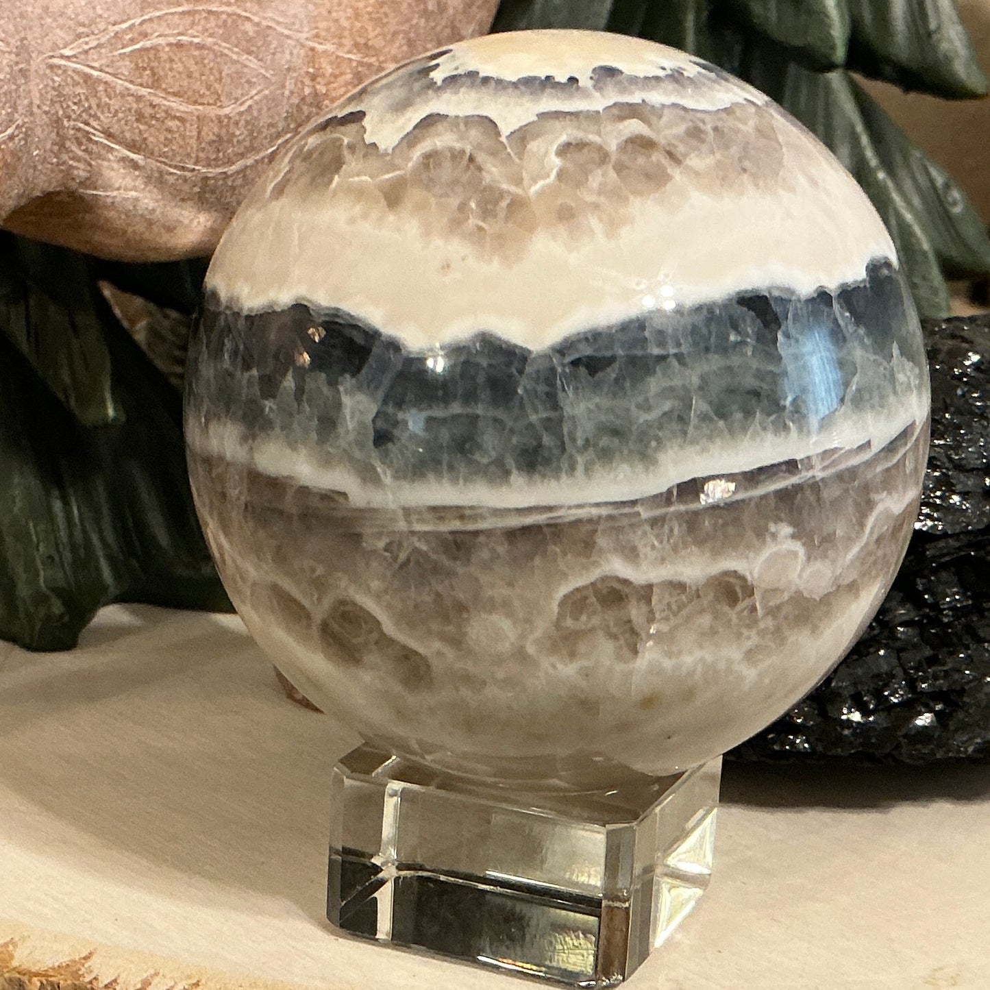 Fluorite Agate Sphere