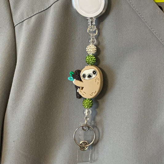 Sloth Badge Reel
