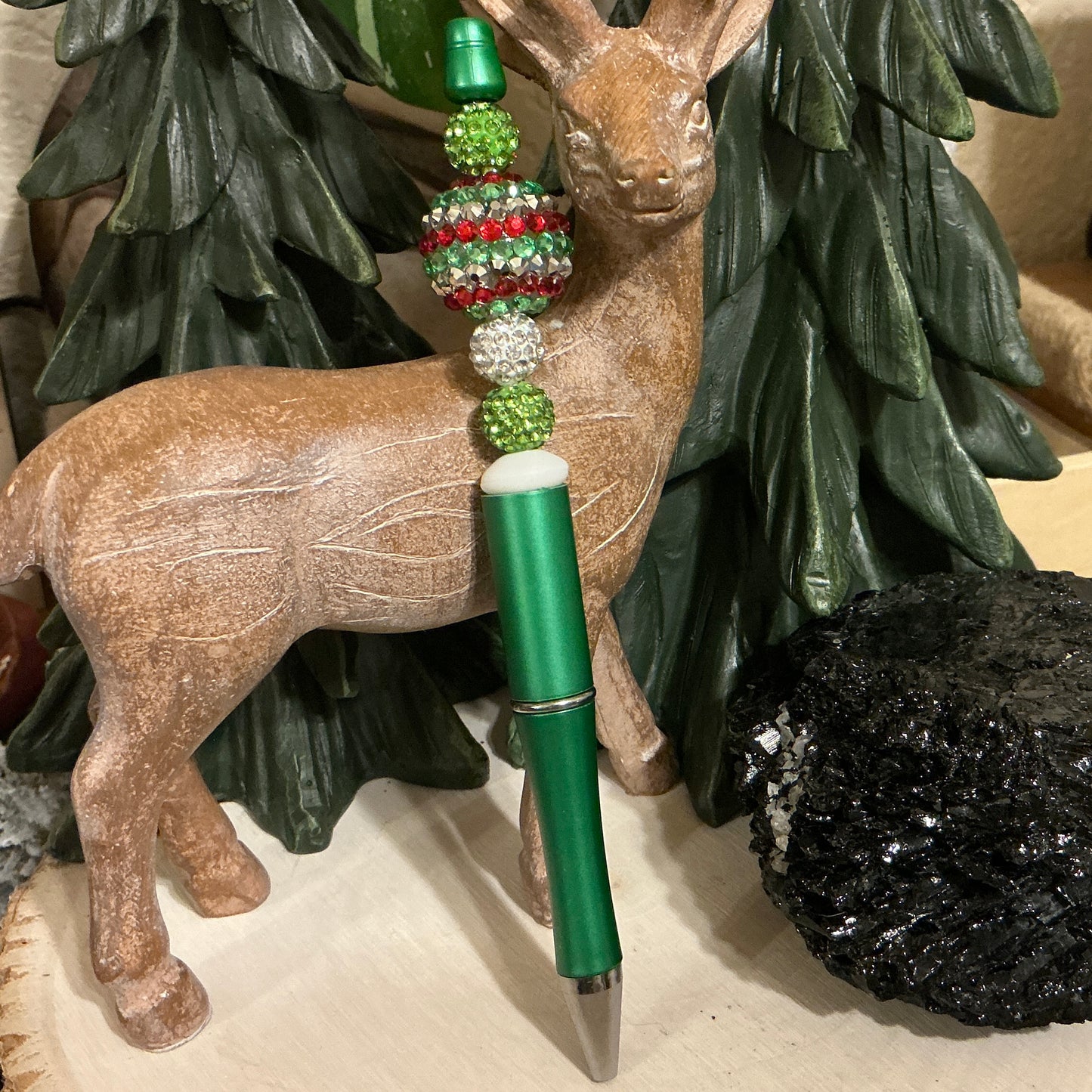 Pen w/Holiday Beads