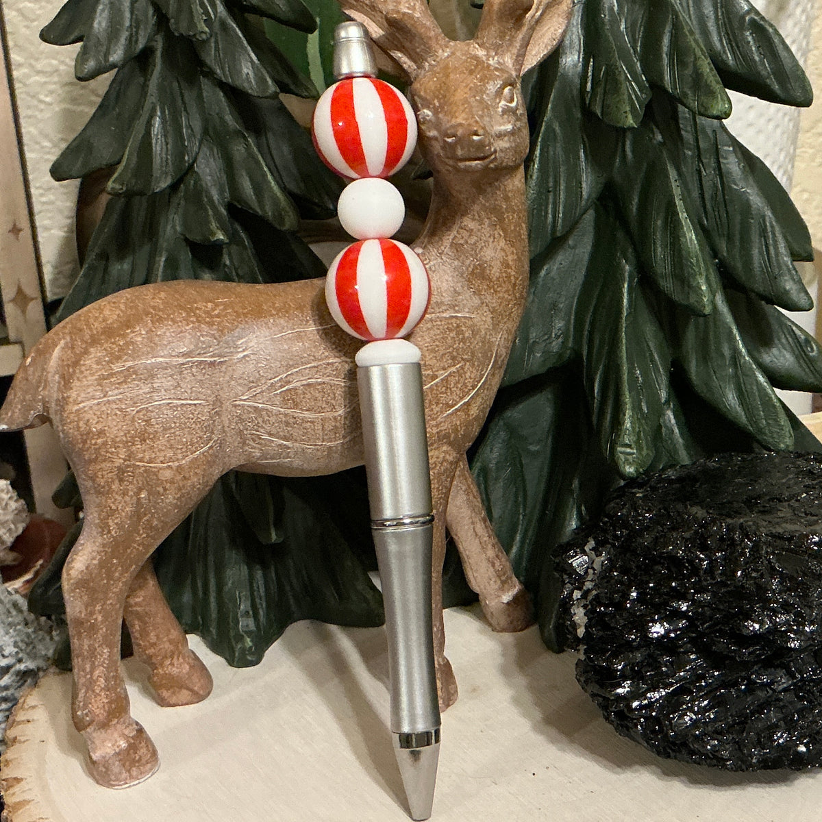 Pen w/Holiday Beads