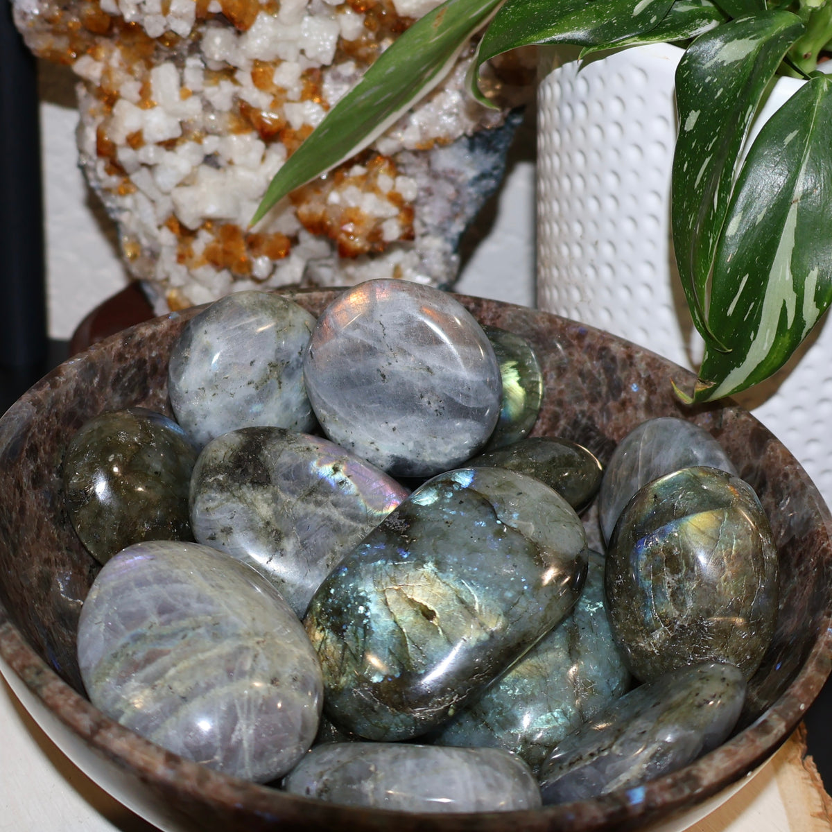 Labradorite Palm Stone