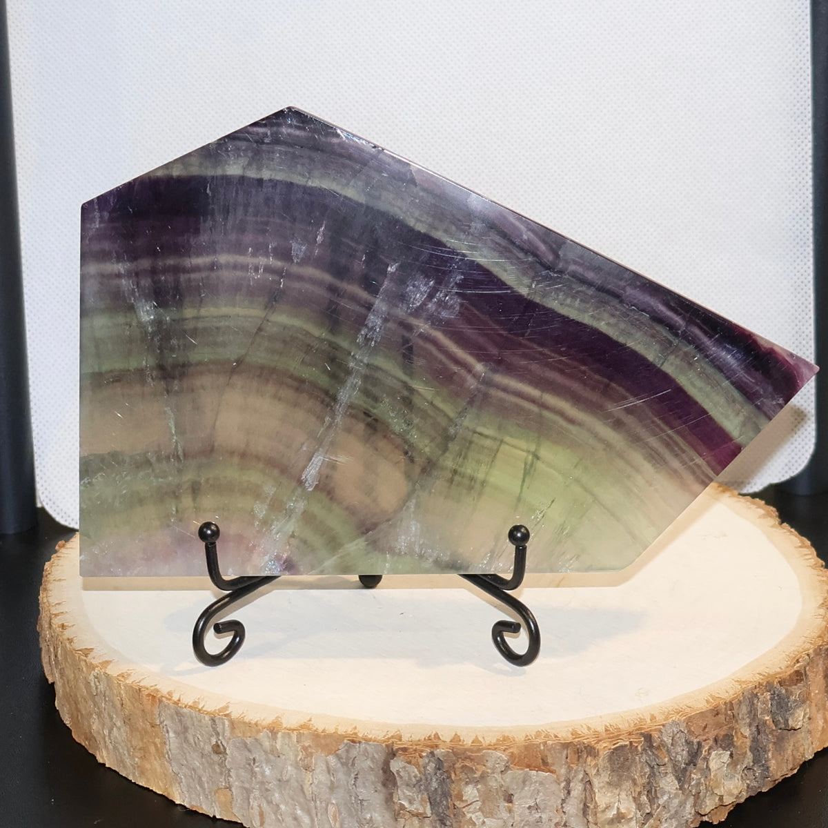Fluorite Slab w/Stand