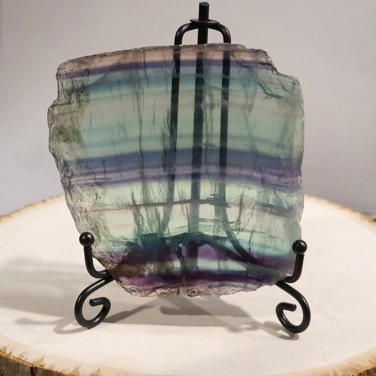 Fluorite Slab w/Stand