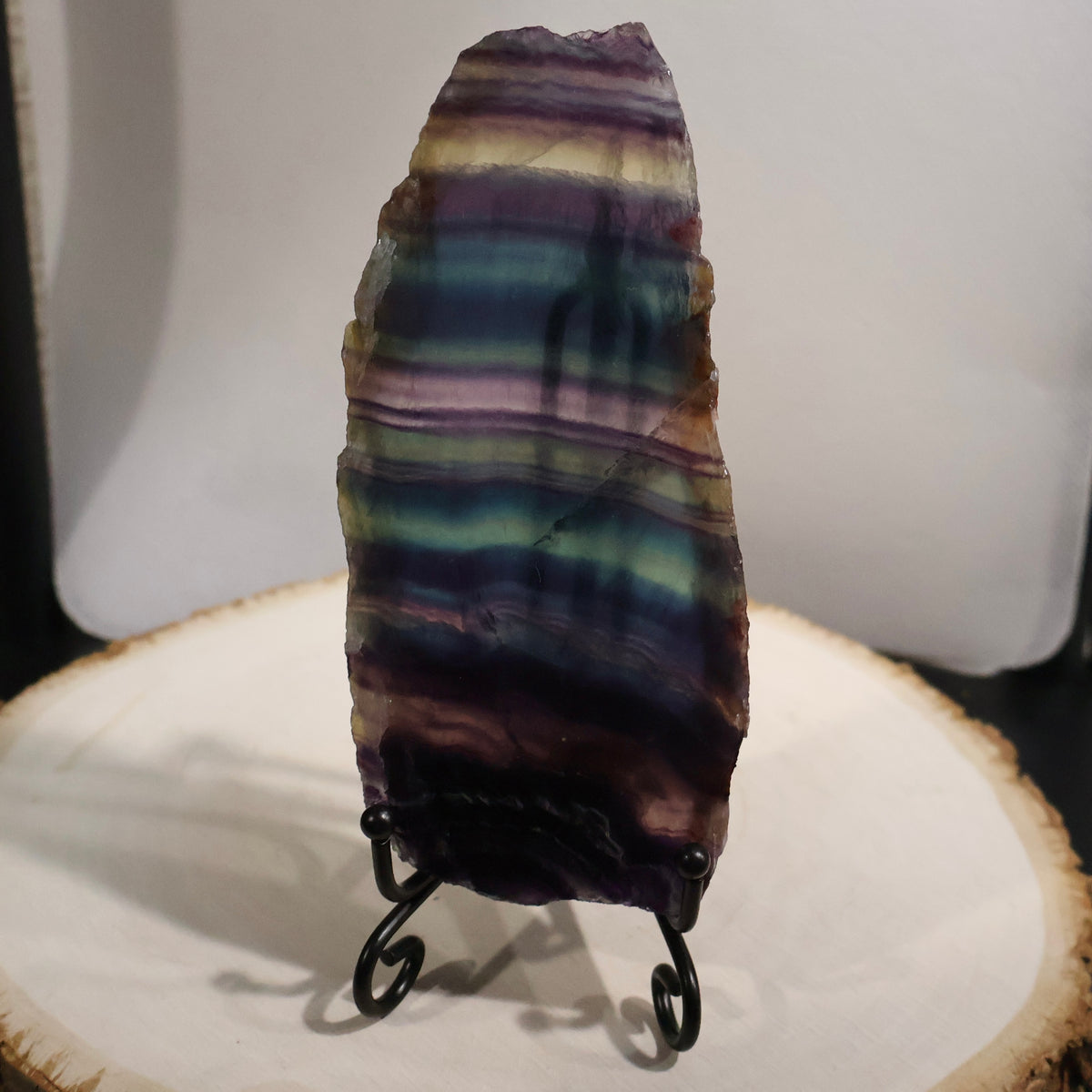 Fluorite Slab w/Stand