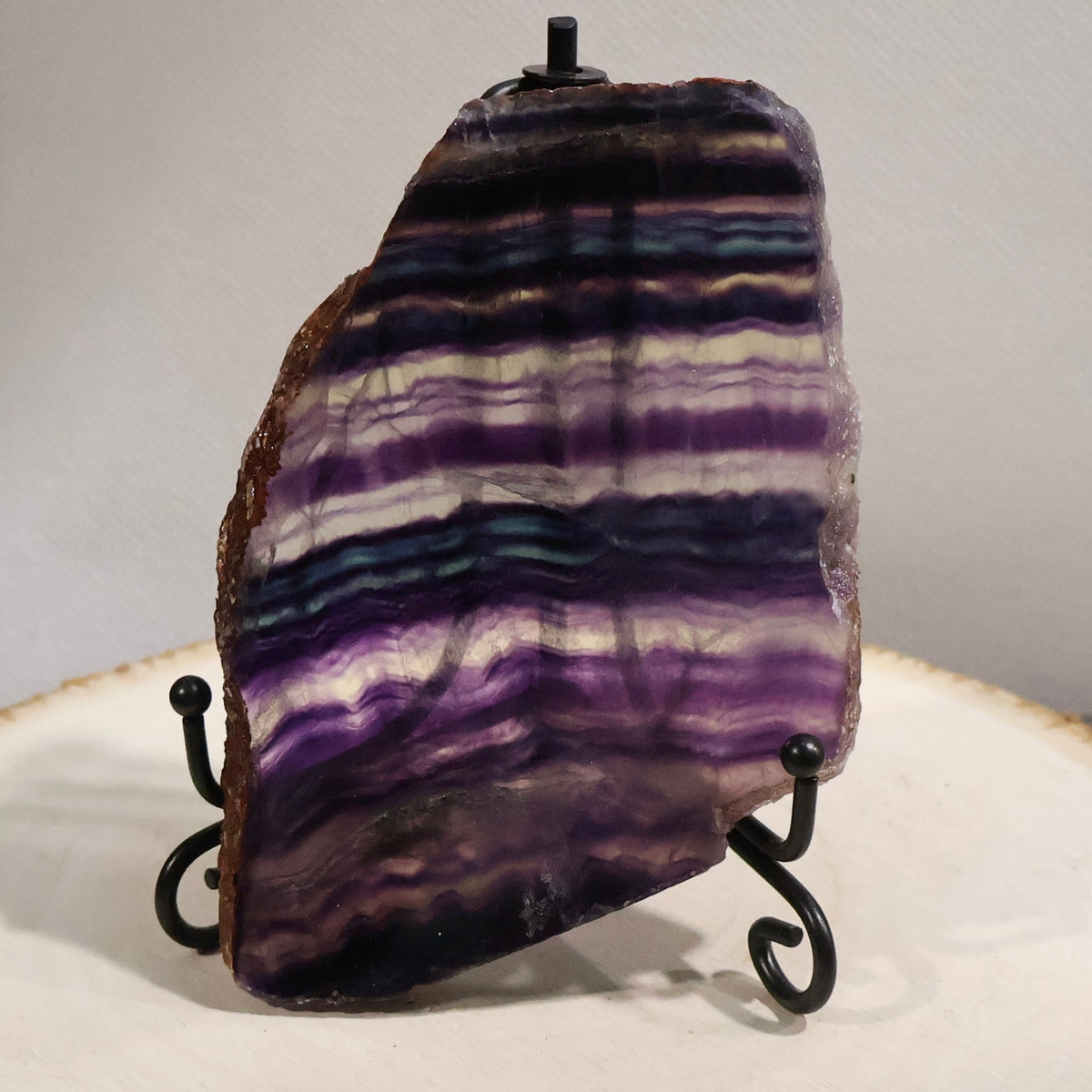 Fluorite Slab w/Stand