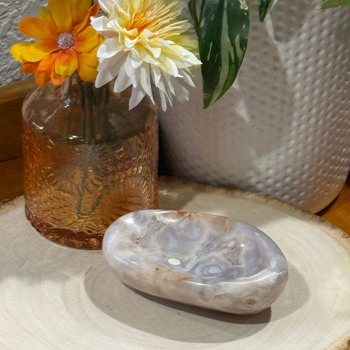 Flower Agate Bowl