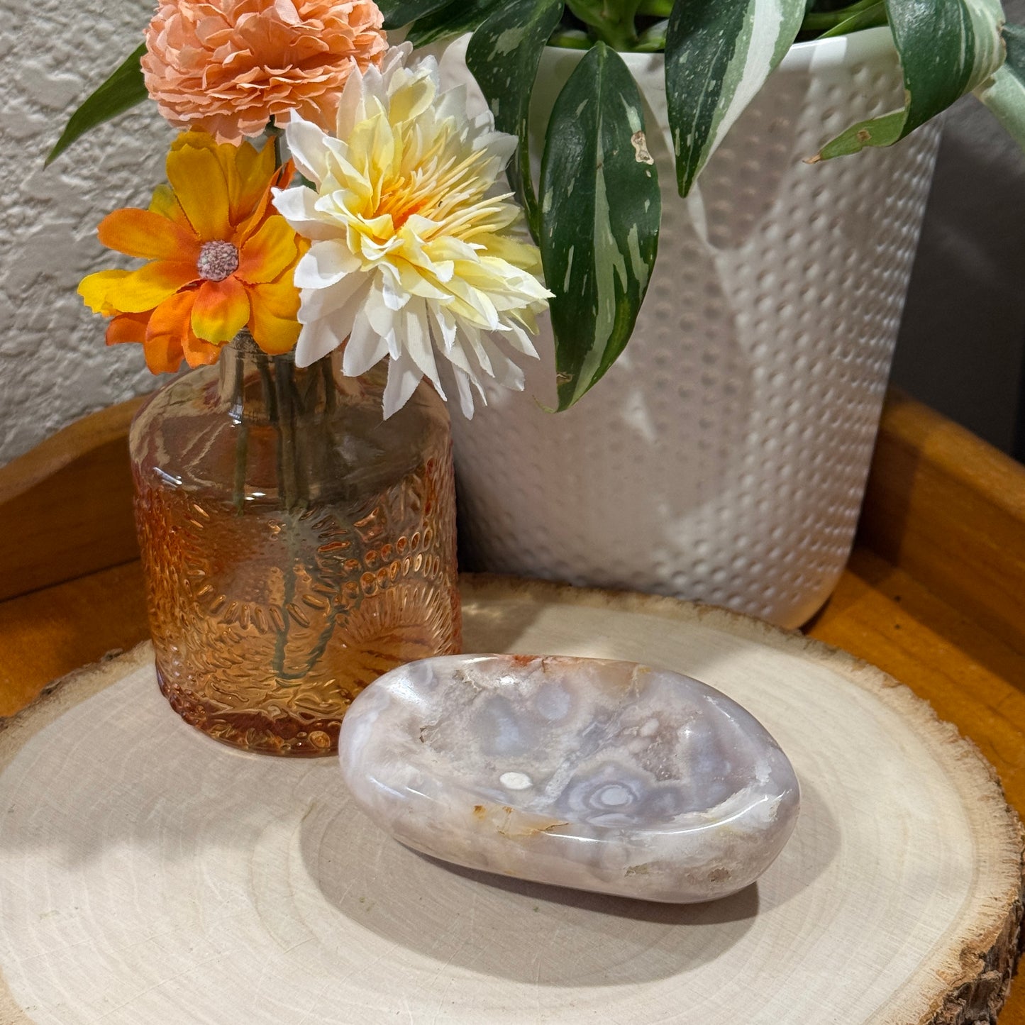 Flower Agate Bowl