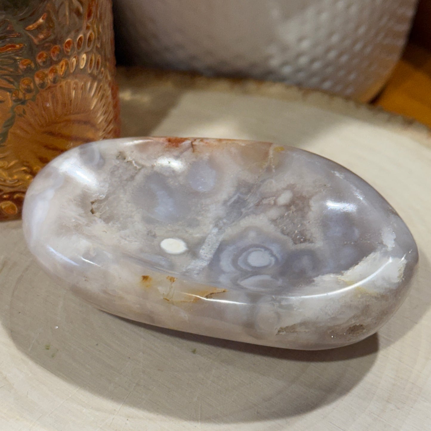Flower Agate Bowl