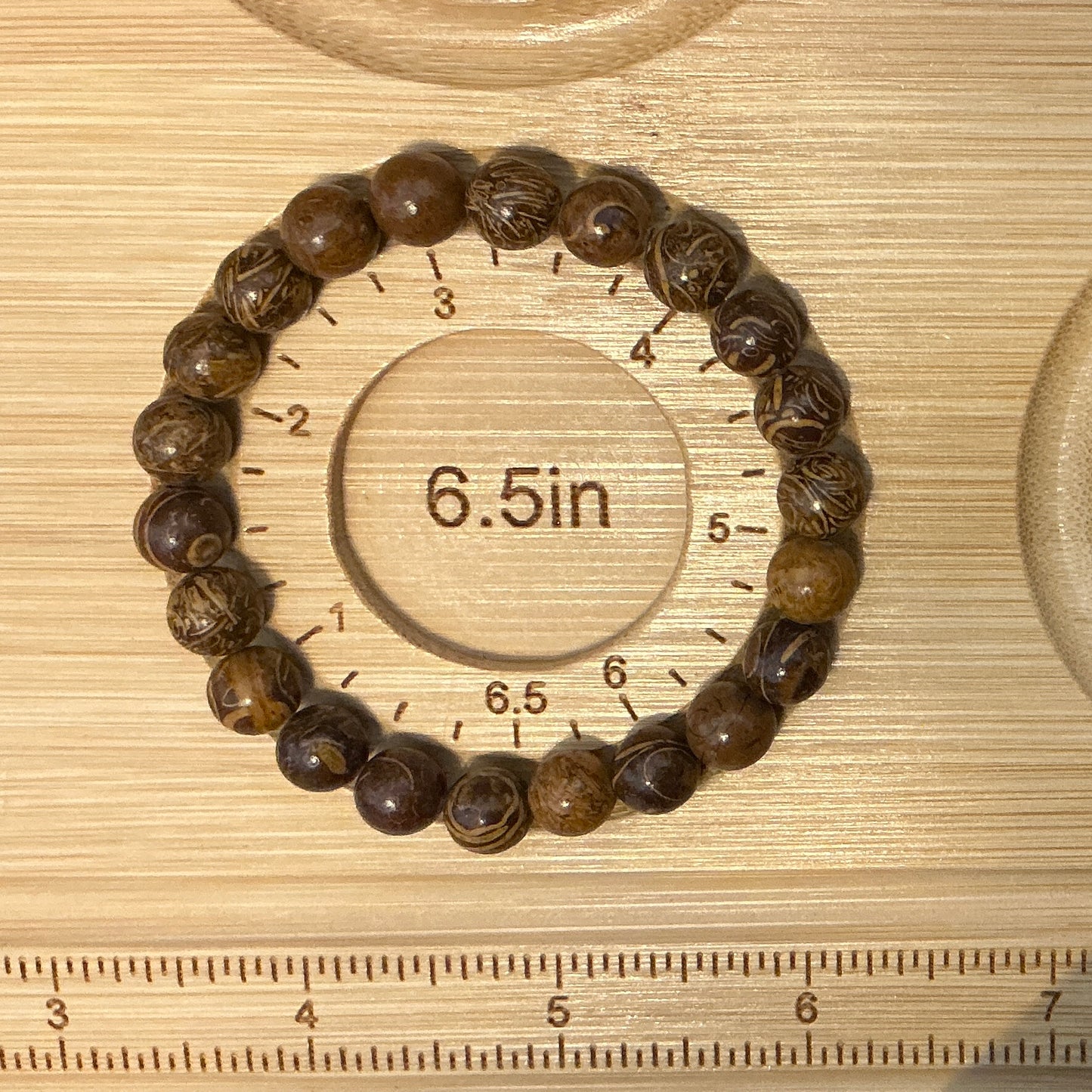 Calligraphy Jasper Bracelet