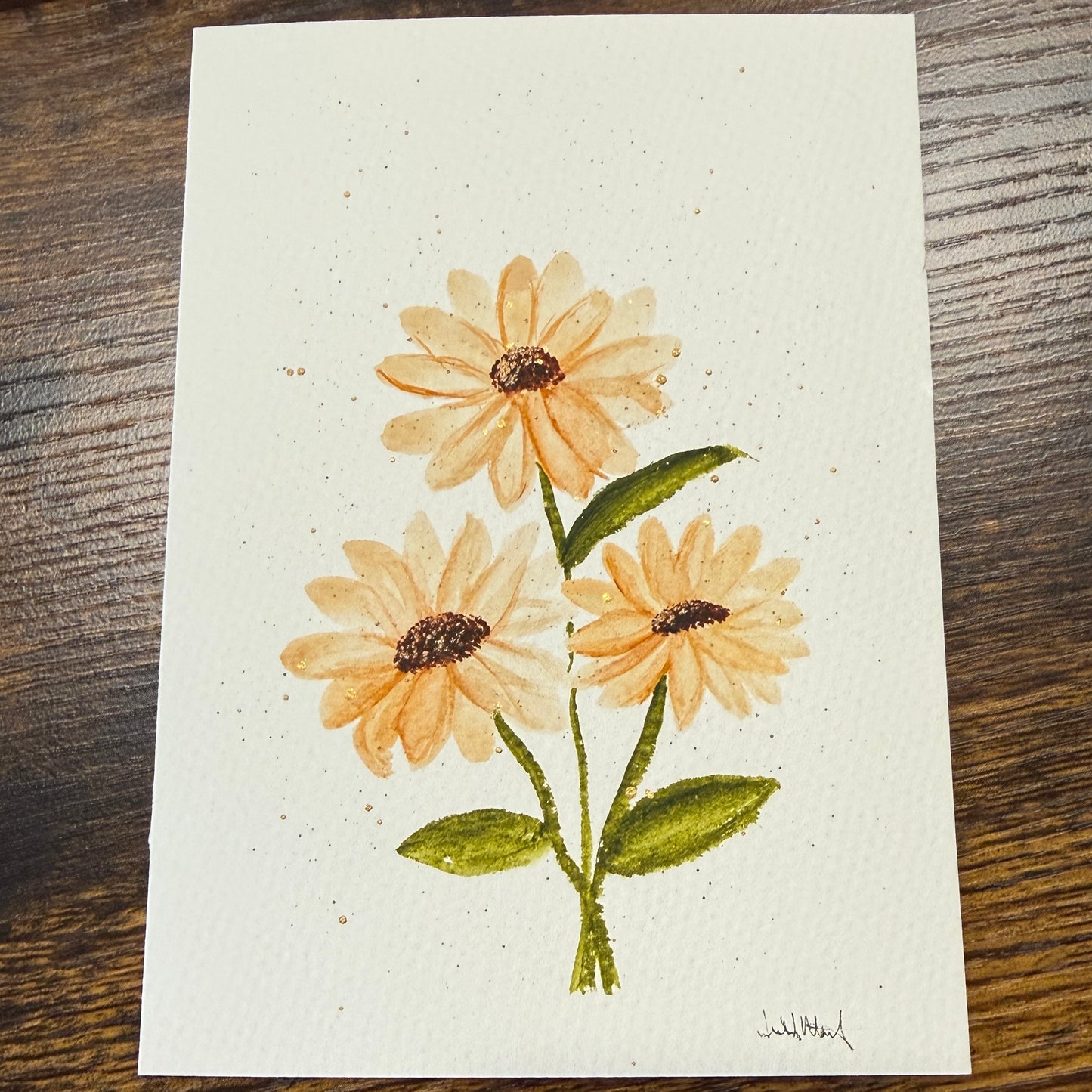 Greeting Card - Hand Painted - Blank Inside