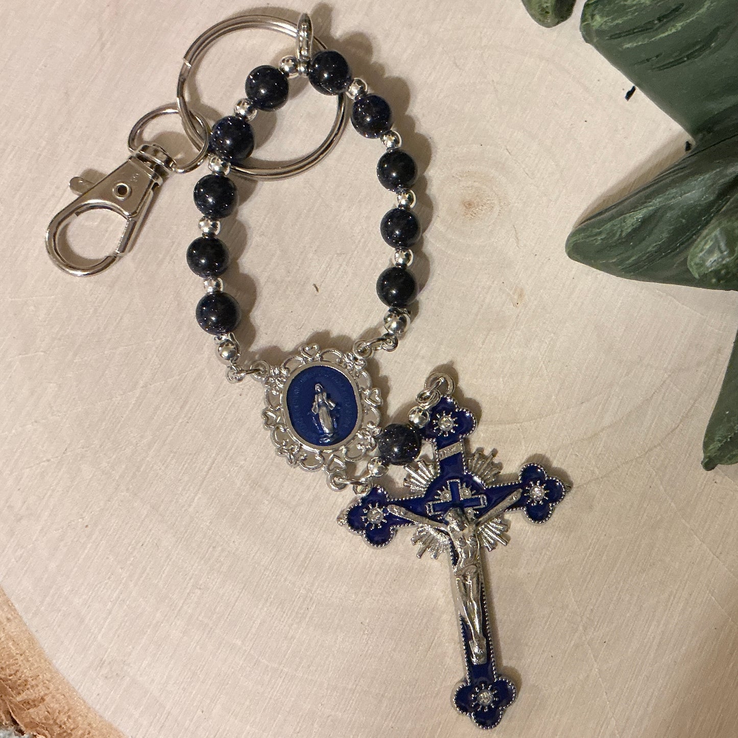 Rosary Key Chain