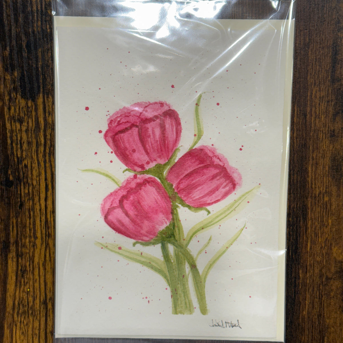 Greeting Card - Hand Painted - Blank Inside