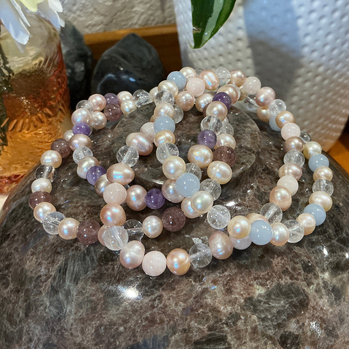 Bracelet - Cultured Pearl & Gemstone