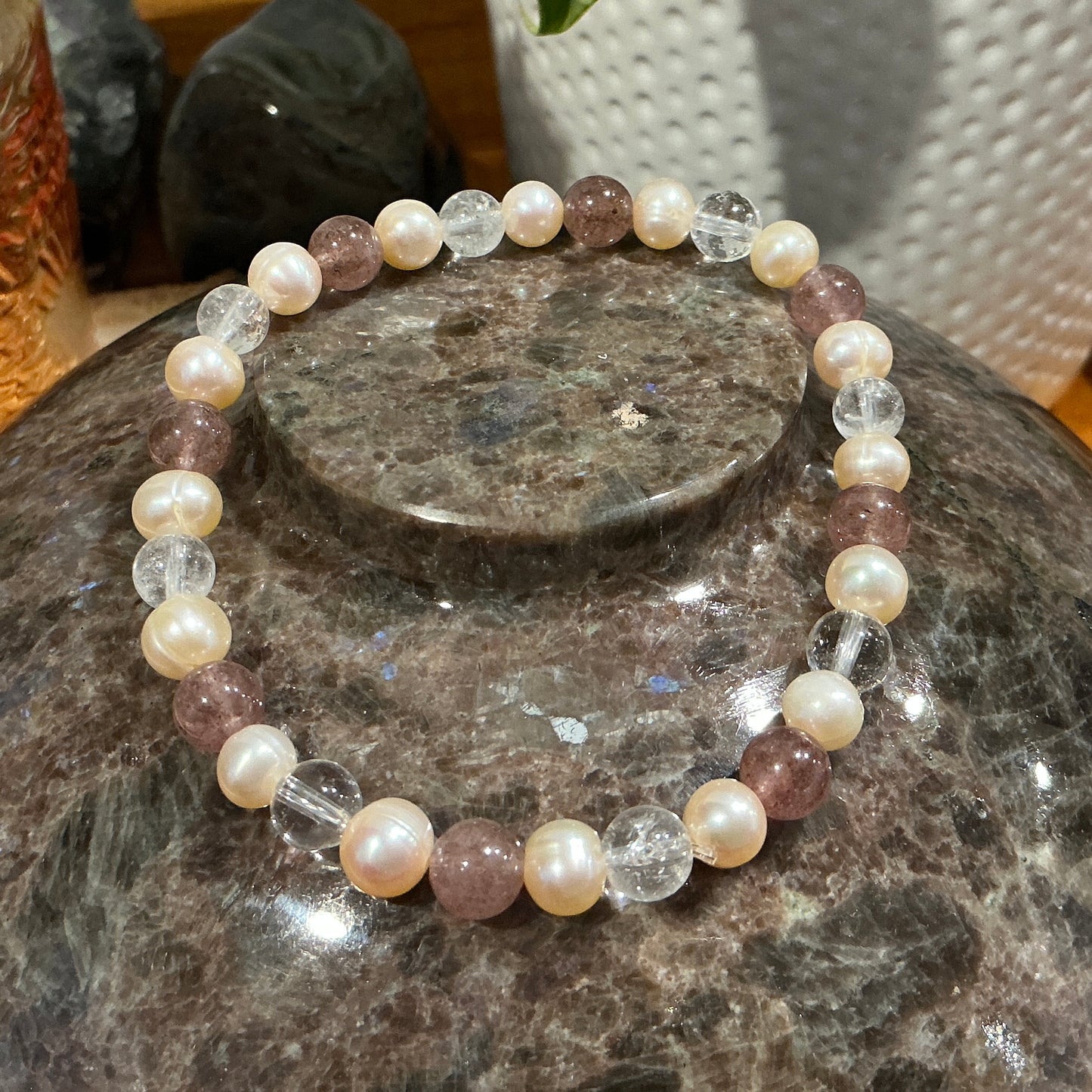 Bracelet - Cultured Pearl & Gemstone
