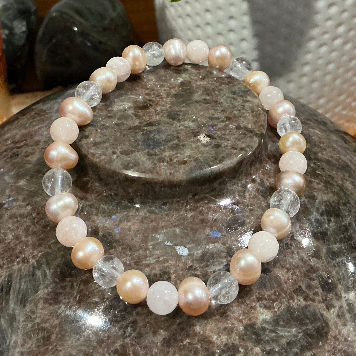 Bracelet - Cultured Pearl & Gemstone