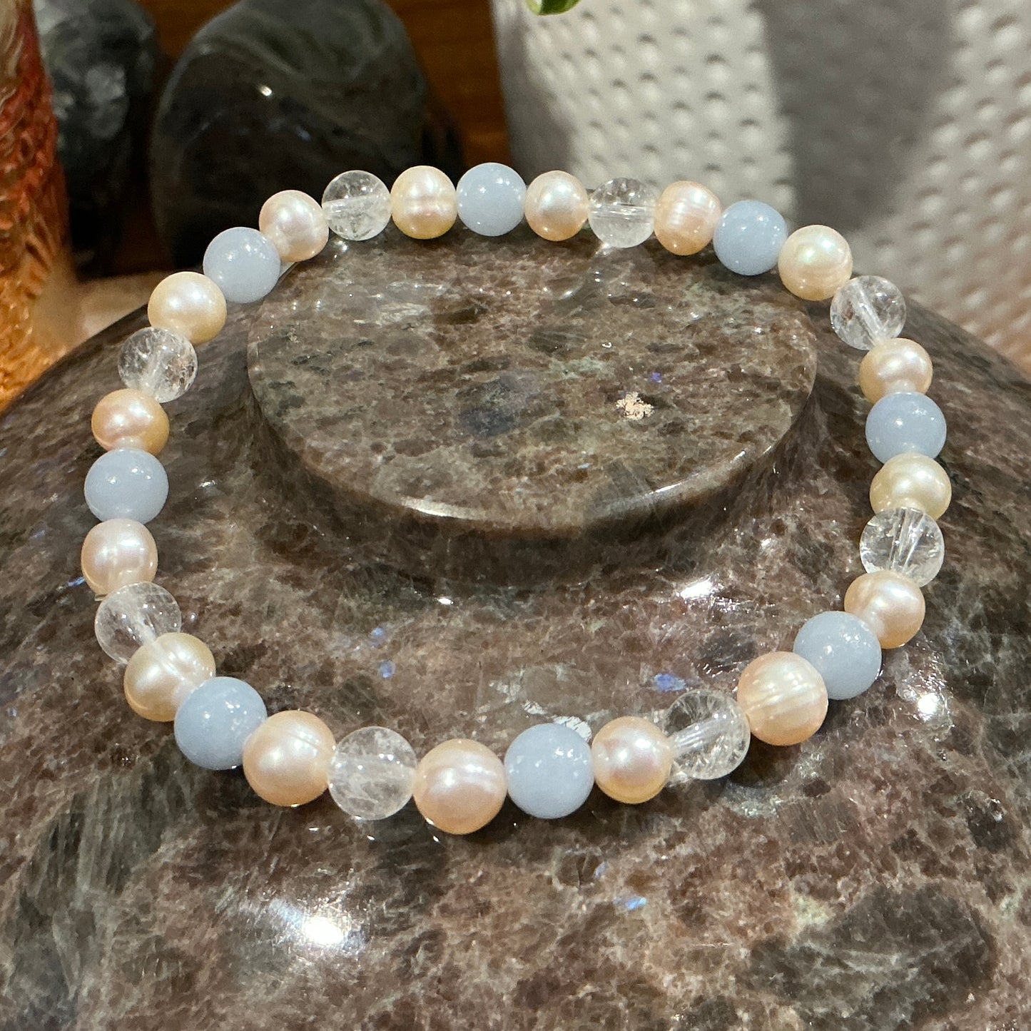 Bracelet - Cultured Pearl & Gemstone