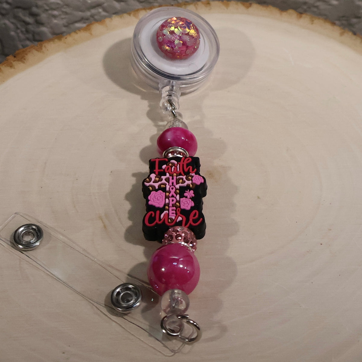 Badge Reel - Breast Cancer Awareness