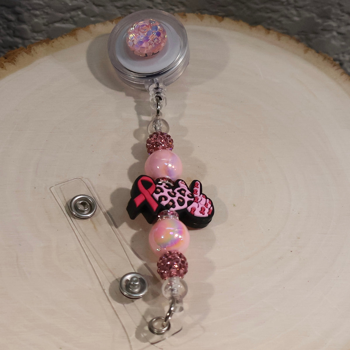 Badge Reel - Breast Cancer Awareness