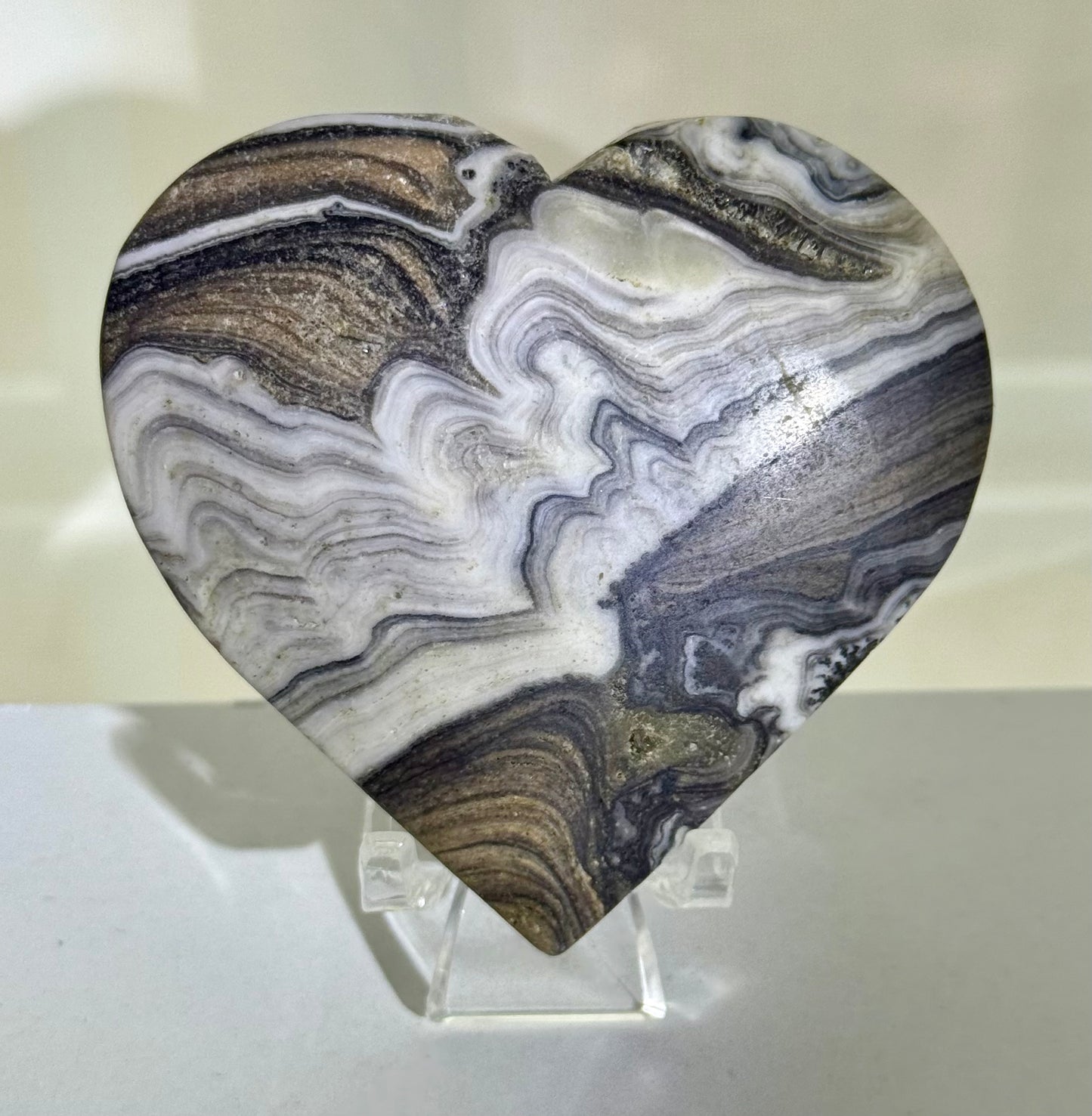 Chocolate Calcite Heart