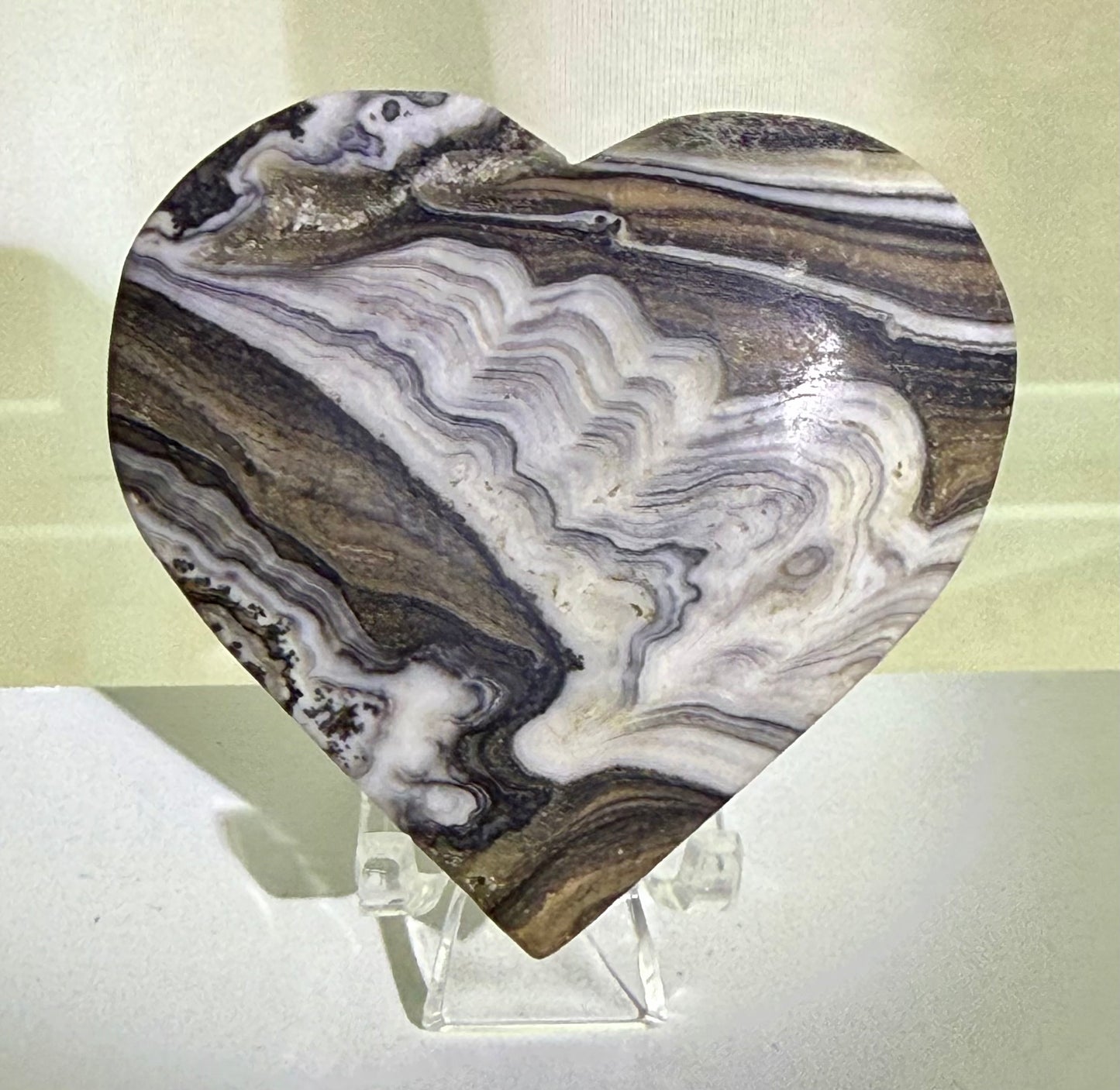 Chocolate Calcite Heart