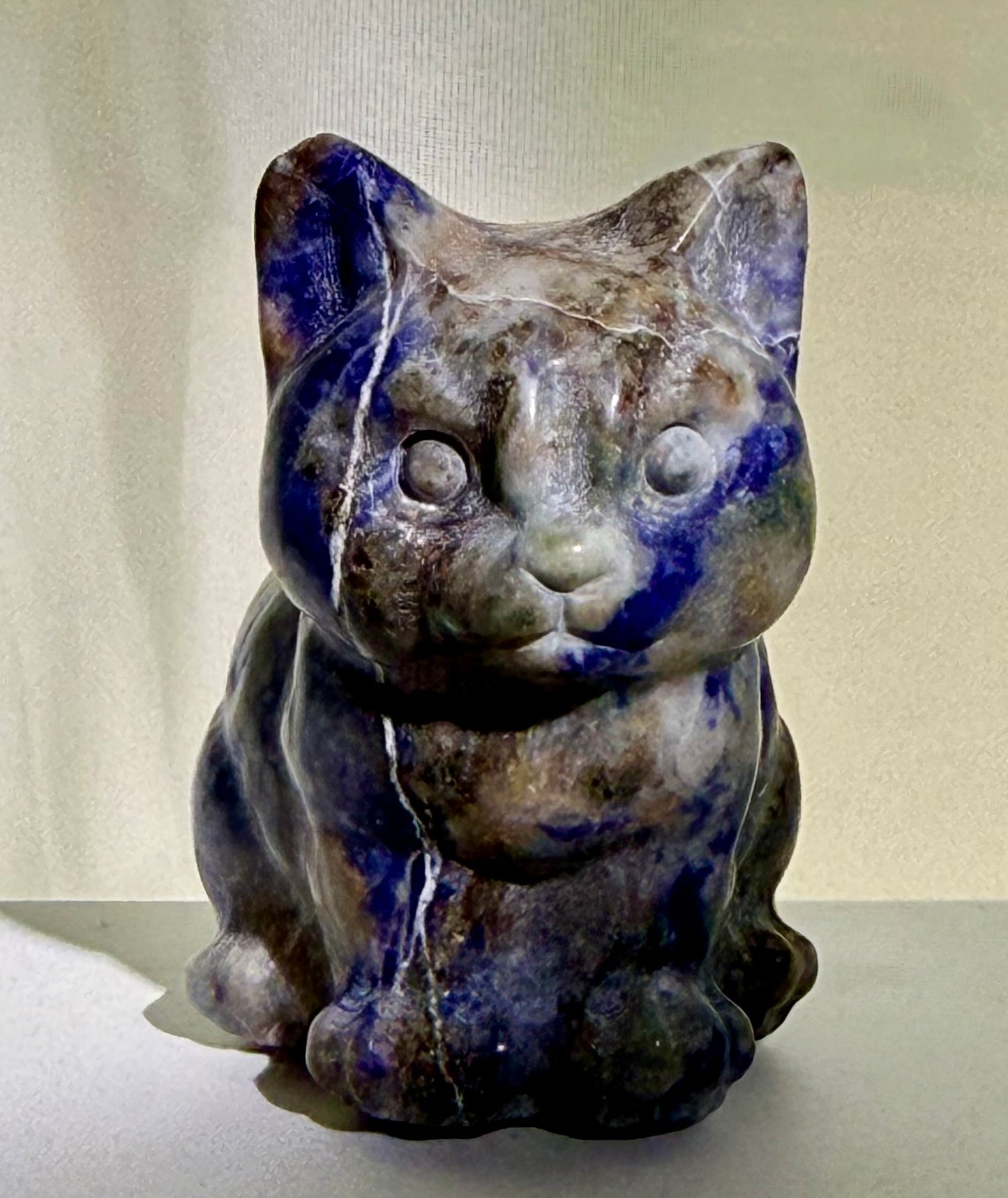 Crystal Cat Carving