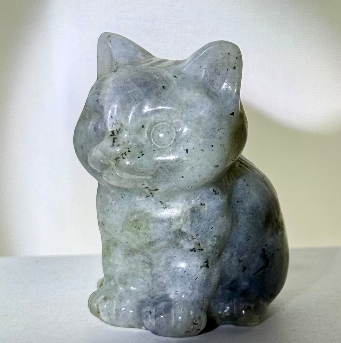 Crystal Cat Carving