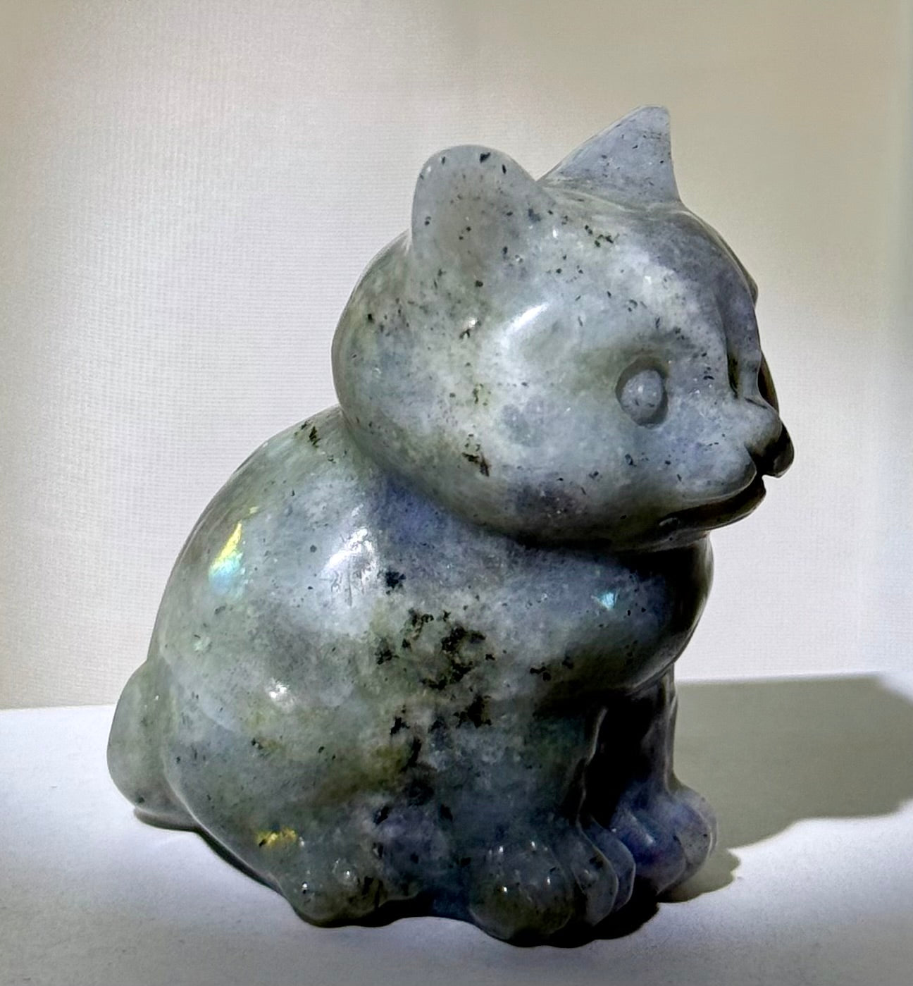 Crystal Cat Carving