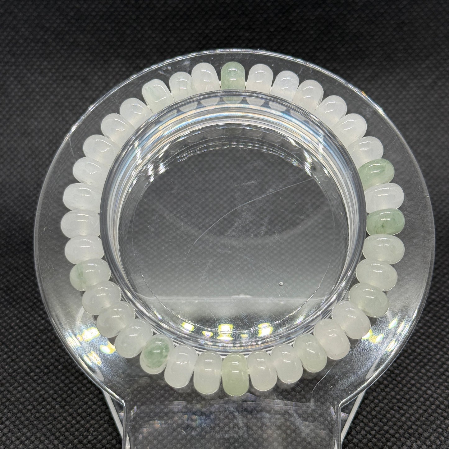 White Jade 8mm Bracelet