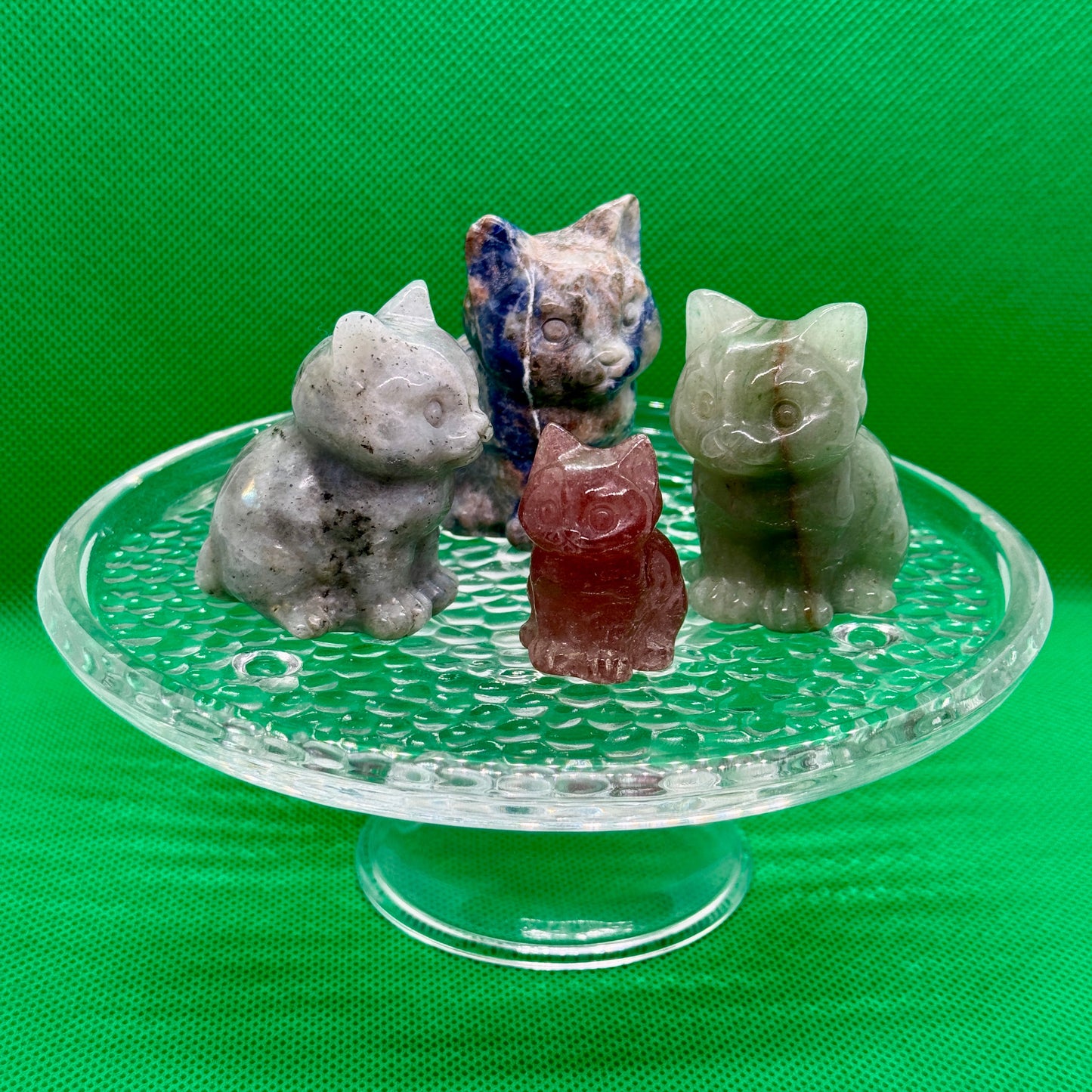 Crystal Cat Carving
