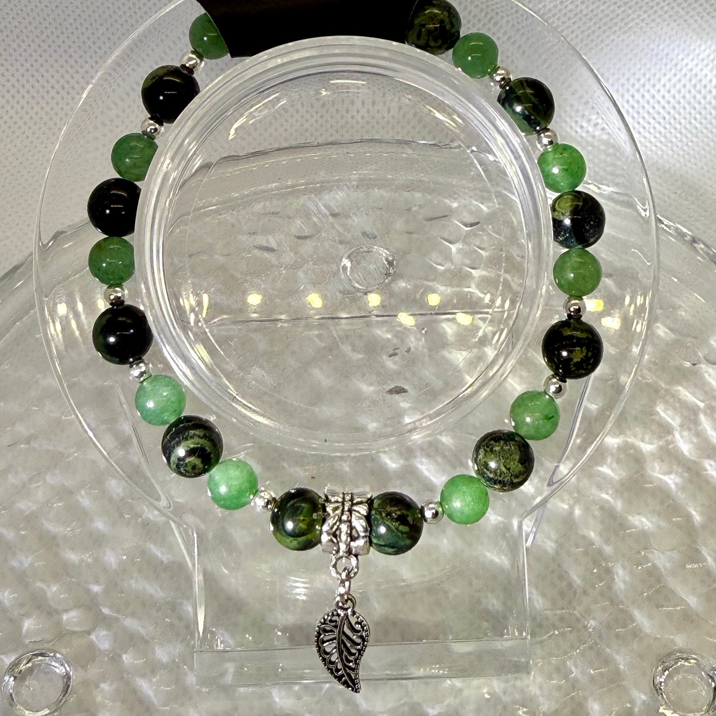 Green Aventurine & Kambaba Jasper Bracelet