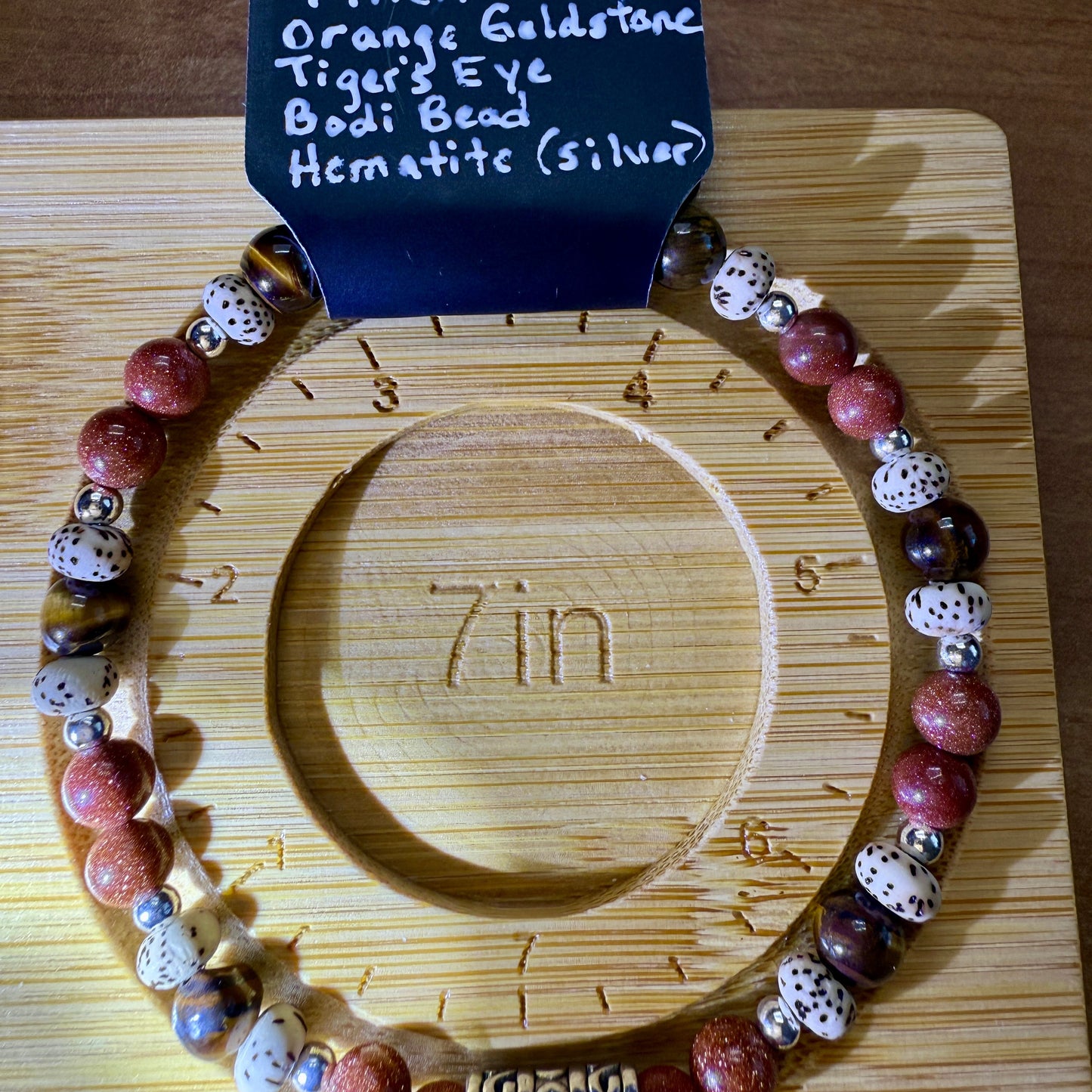 Goldstone & Tiger’s Eye Bracelet