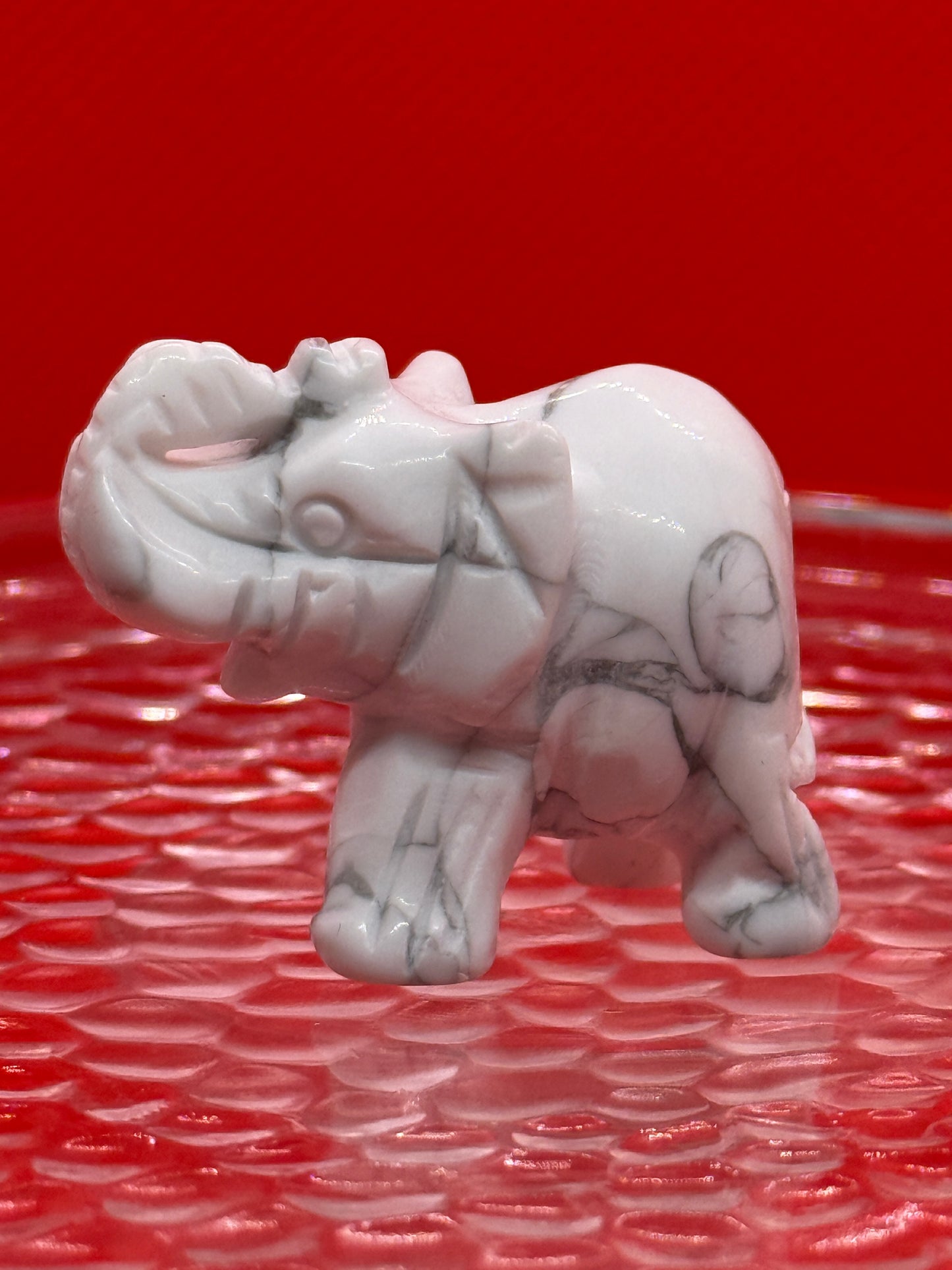 Crystal Elephant Carving