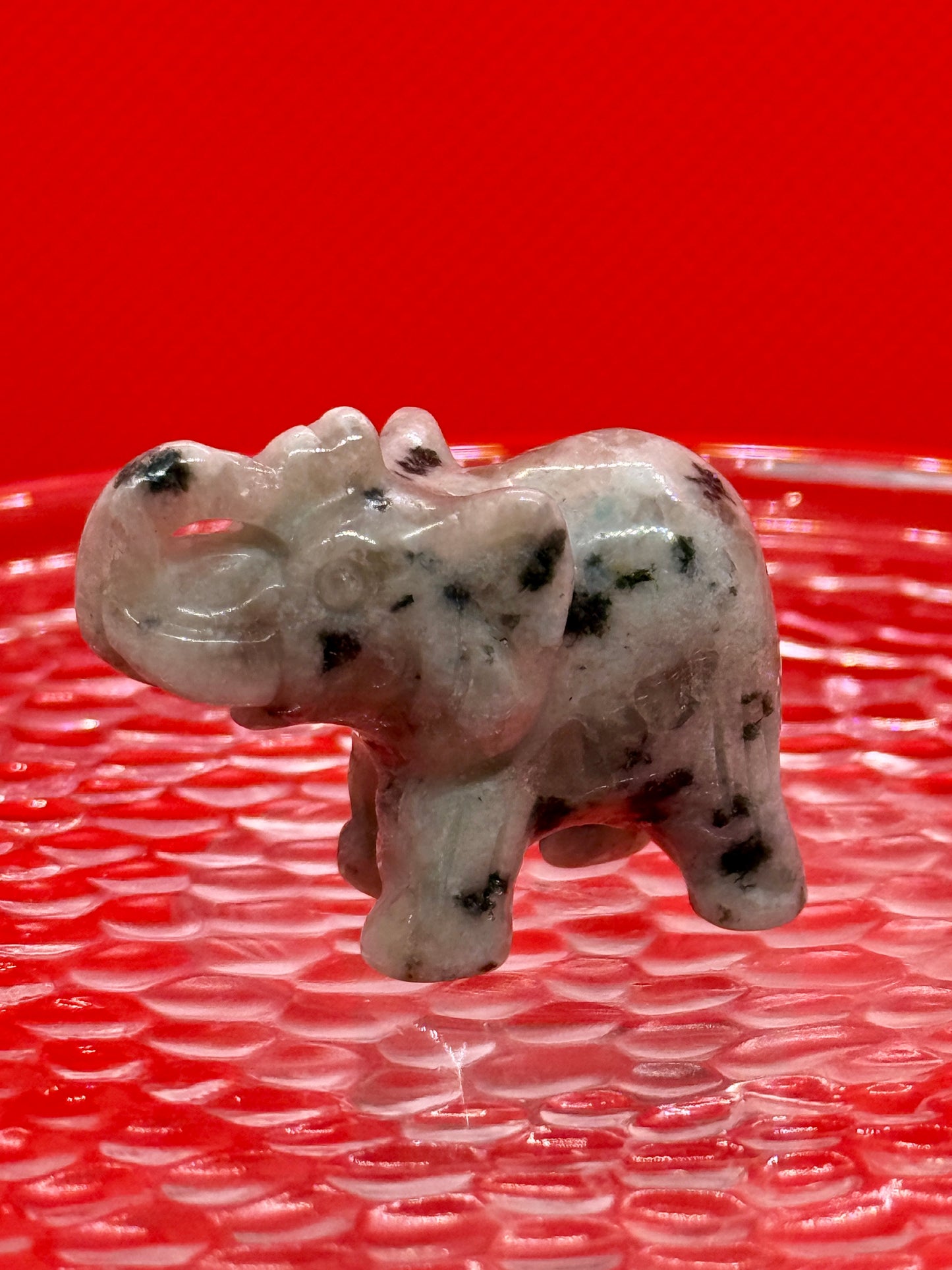 Crystal Elephant Carving