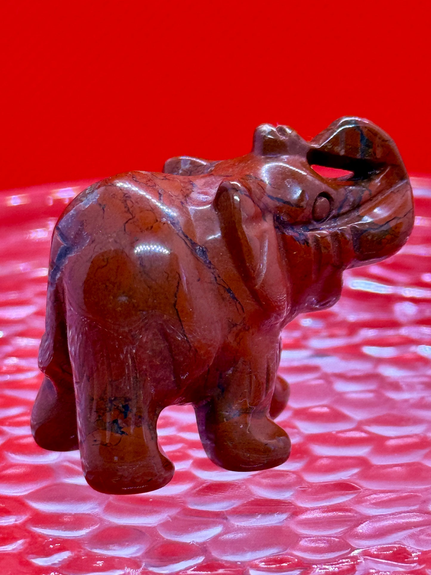 Crystal Elephant Carving