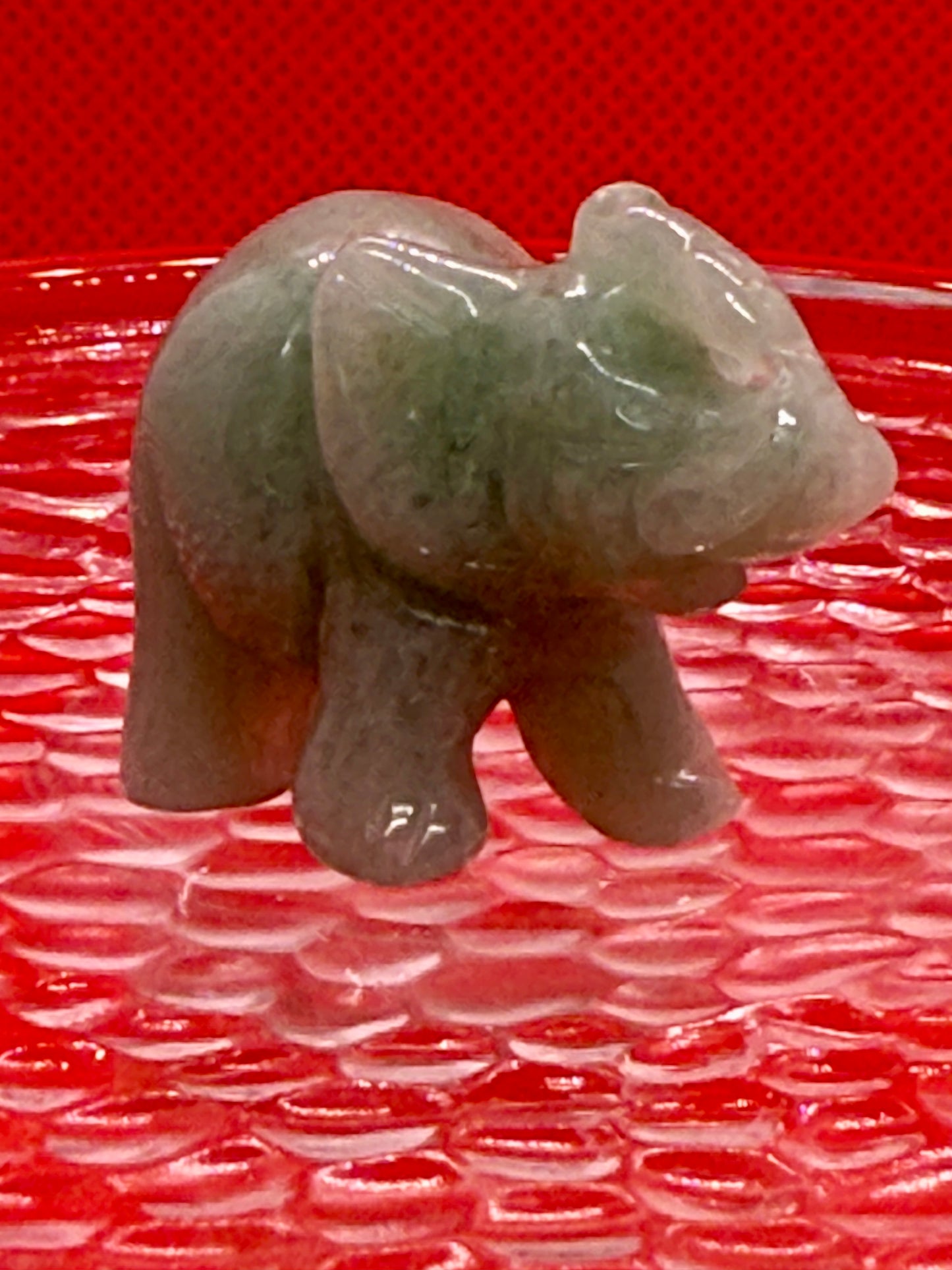 Crystal Elephant Carving