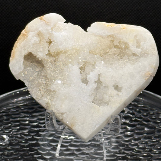Moroccan Druzy Agate Heart