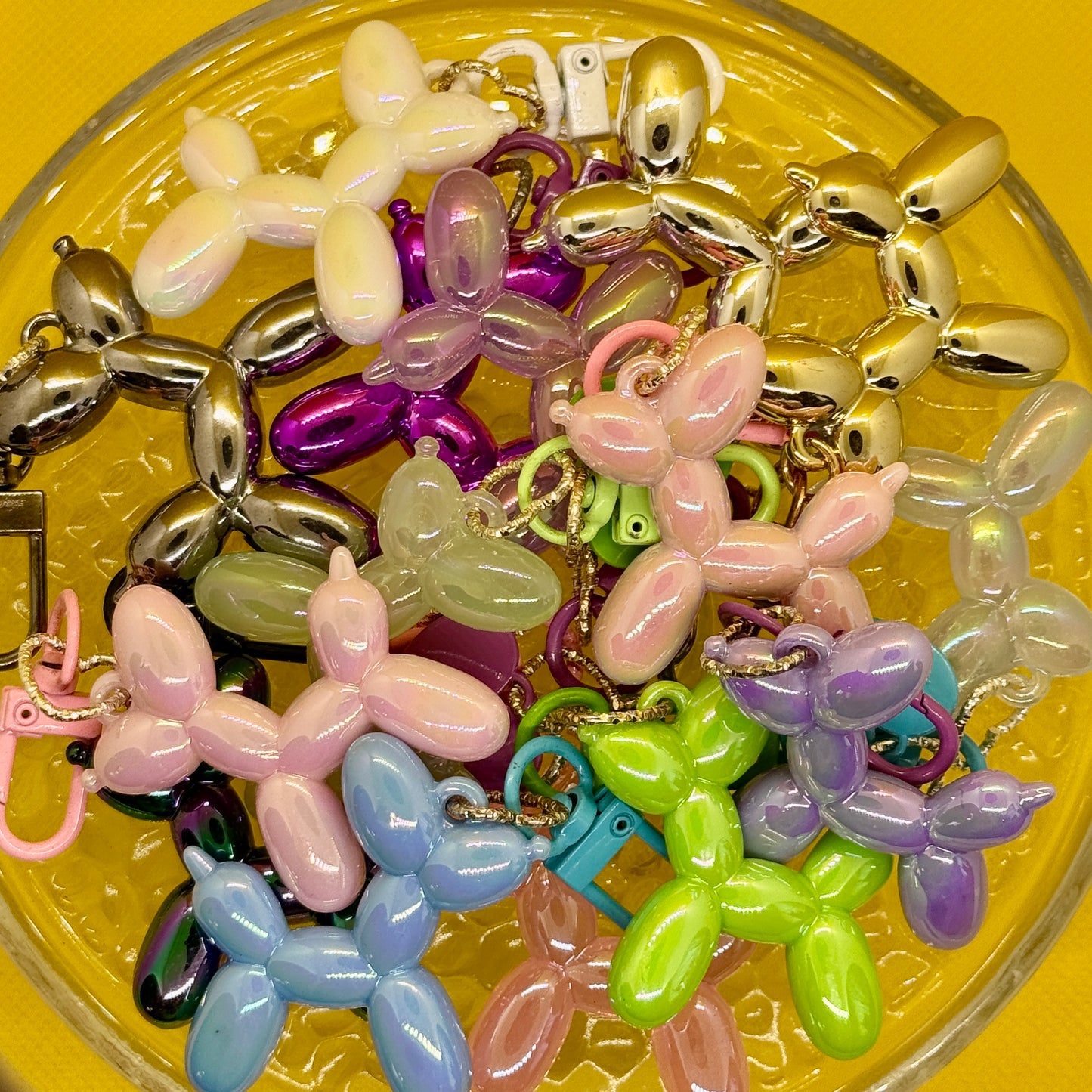 Balloon Dog Bag Charm or Keychain