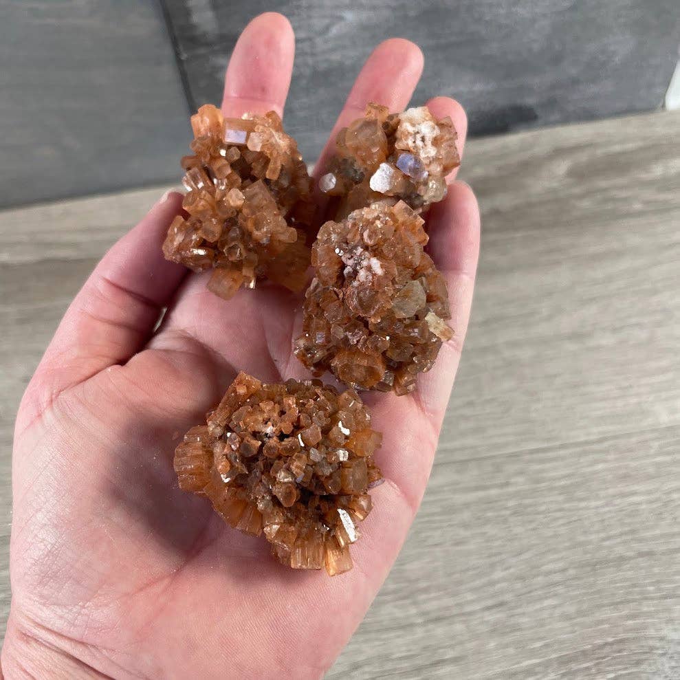 Aragonite Cluster – Raw Natural Aragonite Crystal Specimen for Grounding: Medium