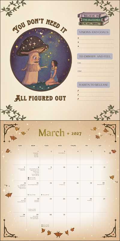 2027 Manifest Your Dreams Wall Calendar by Alexis  Rakun: Calendar; 28 pages / English