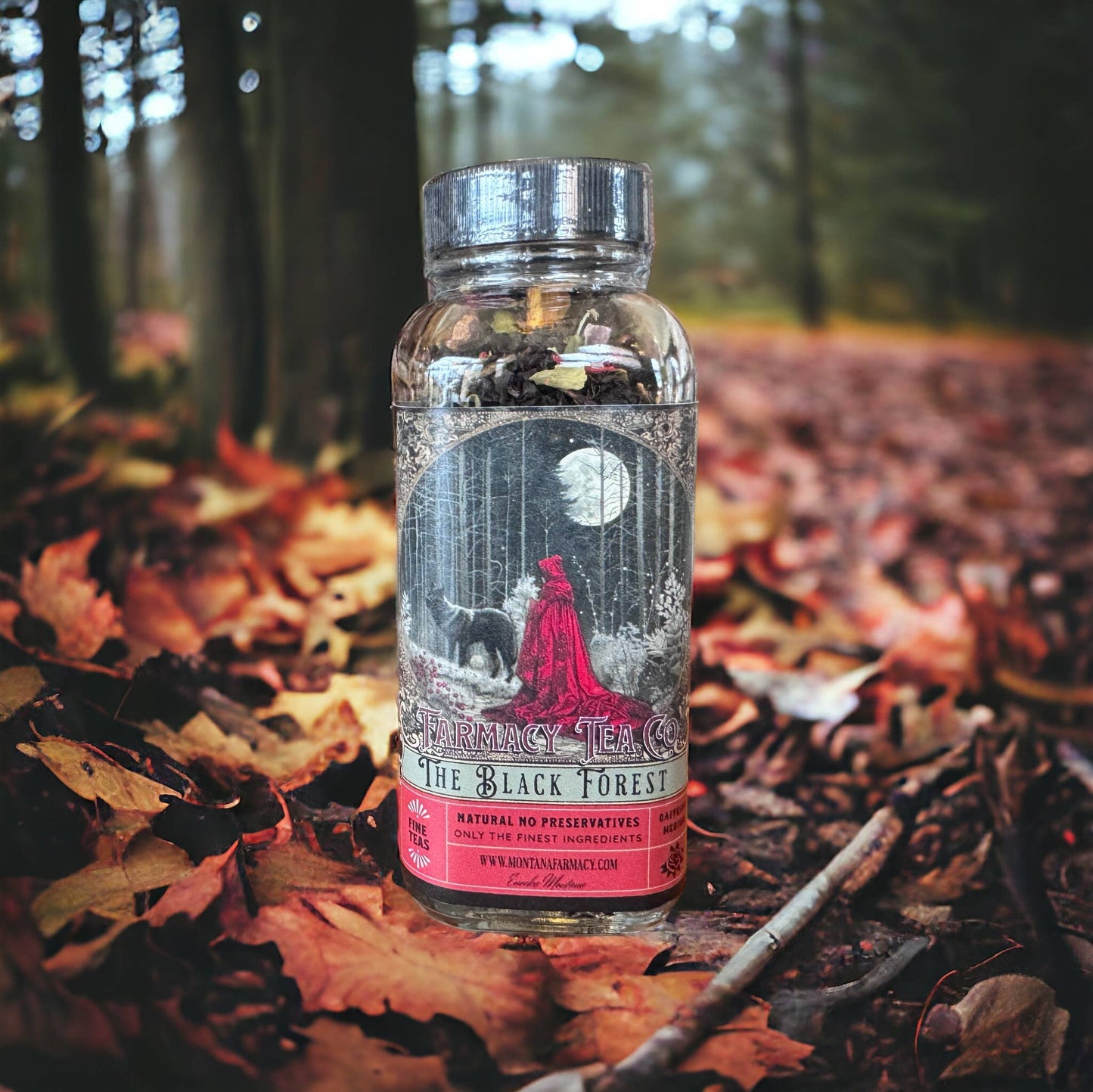 Black Forest deep lovely Vintage Victorian Dark Academia Tea