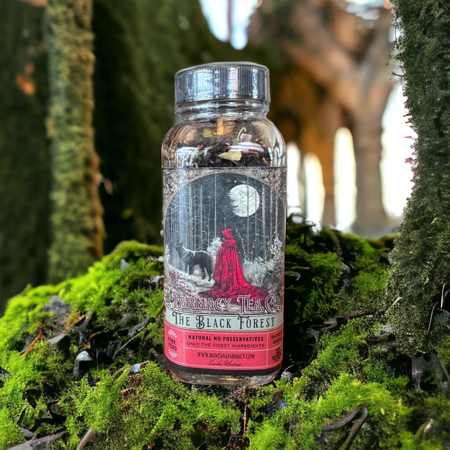 Black Forest deep lovely Vintage Victorian Dark Academia Tea