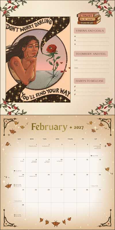 2027 Manifest Your Dreams Wall Calendar by Alexis  Rakun: Calendar; 28 pages / English
