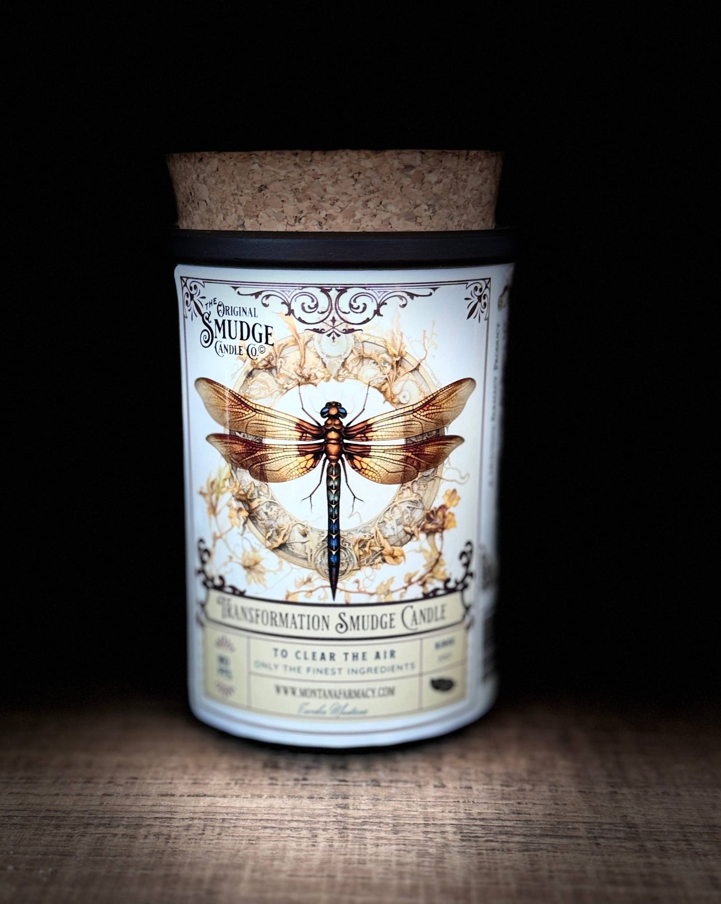 Transformation Dragonfly  Orig Smudge Candle Space Clearing