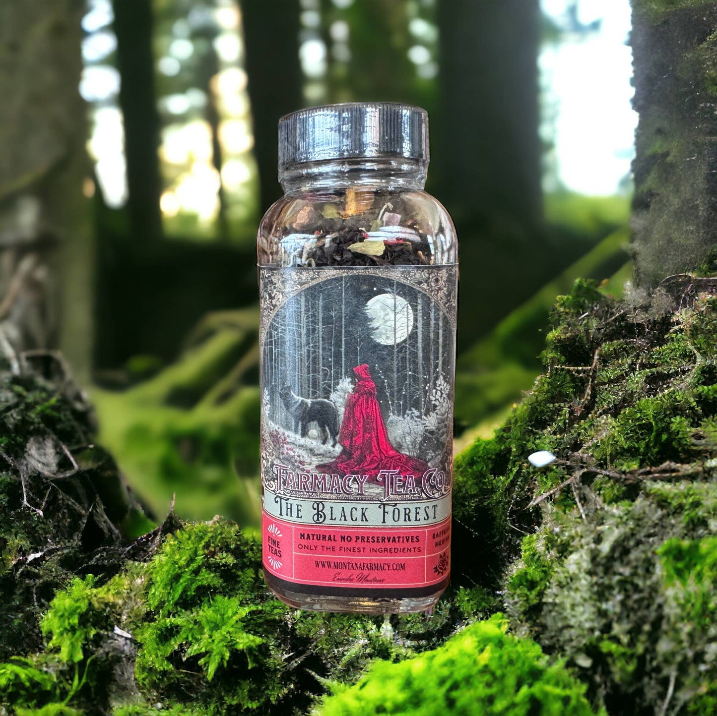 Black Forest deep lovely Vintage Victorian Dark Academia Tea