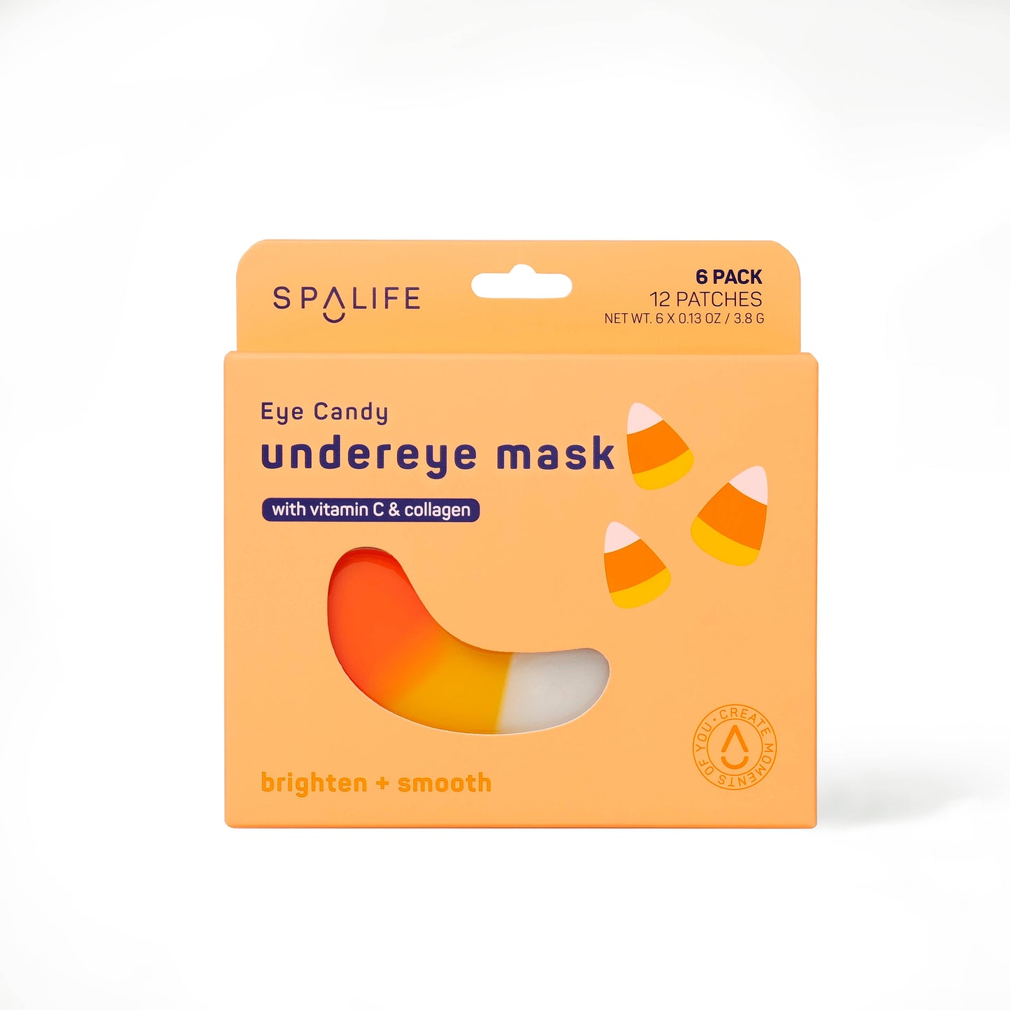 Undereye Masks: Halloween Eye Candy Hydrating - 6 Pairs