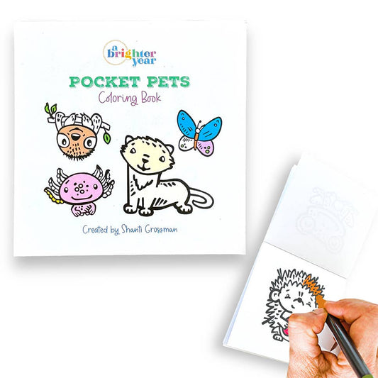 Coloring Book for Adult - Mini 3x3: 50 Pages Pocket Pets Animal Designs